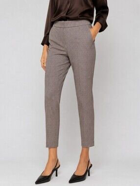 Aritzia Babaton Conan Houndstooth Pull On Crop Pants Size 4